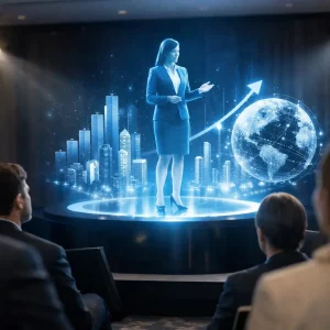 Animation hologramme événement entreprise Animation hologramme événement entreprise
