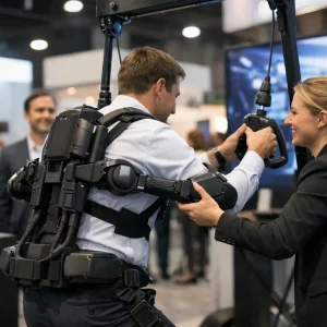 Exosquelette animation événementielle en entreprise Exosquelette animation événementielle en entreprise