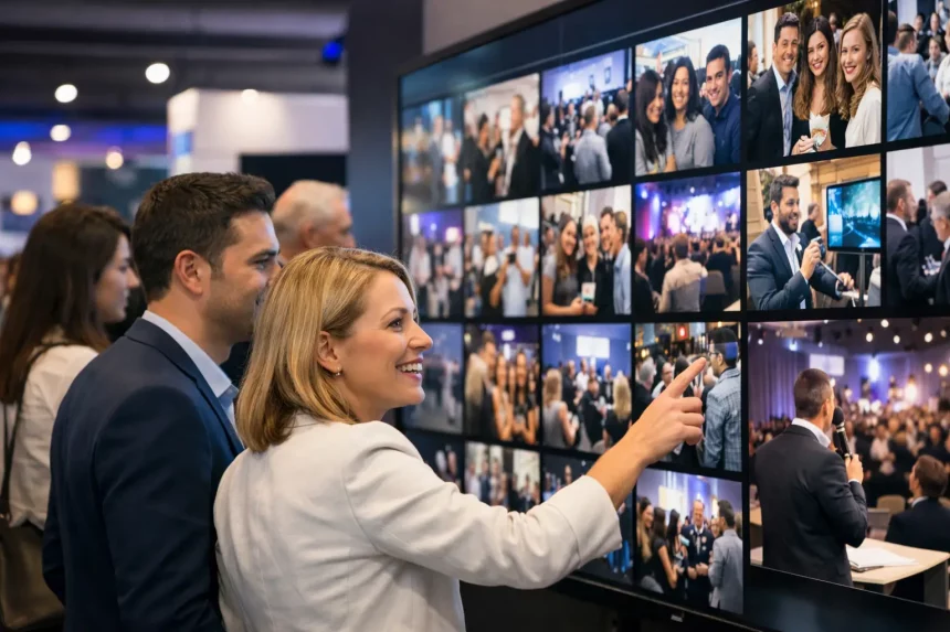 Social wall événement corporate pour engager vos invités Social wall événement corporate pour engager vos invités