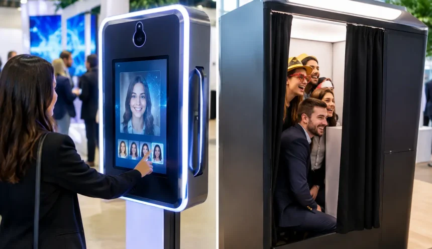 Photobooth IA versus photobooth classique Photobooth IA versus photobooth classique