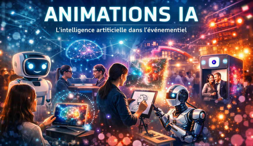 Animations IA : ce que l’intelligence artificielle change dans l’animation événementielle