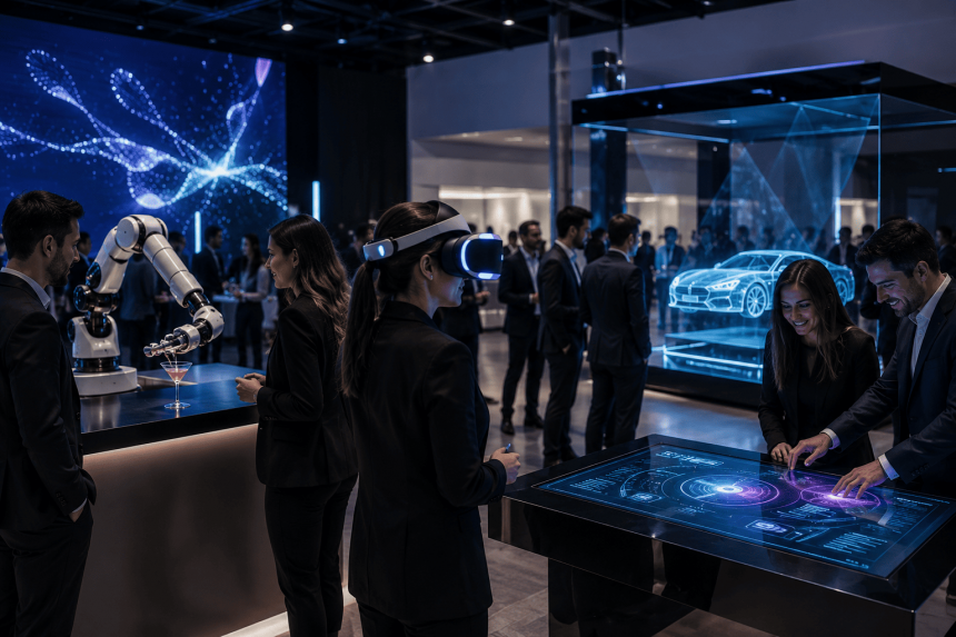 Animation futuriste pour soirée d’entreprise : 12 idées pour marquer les esprits